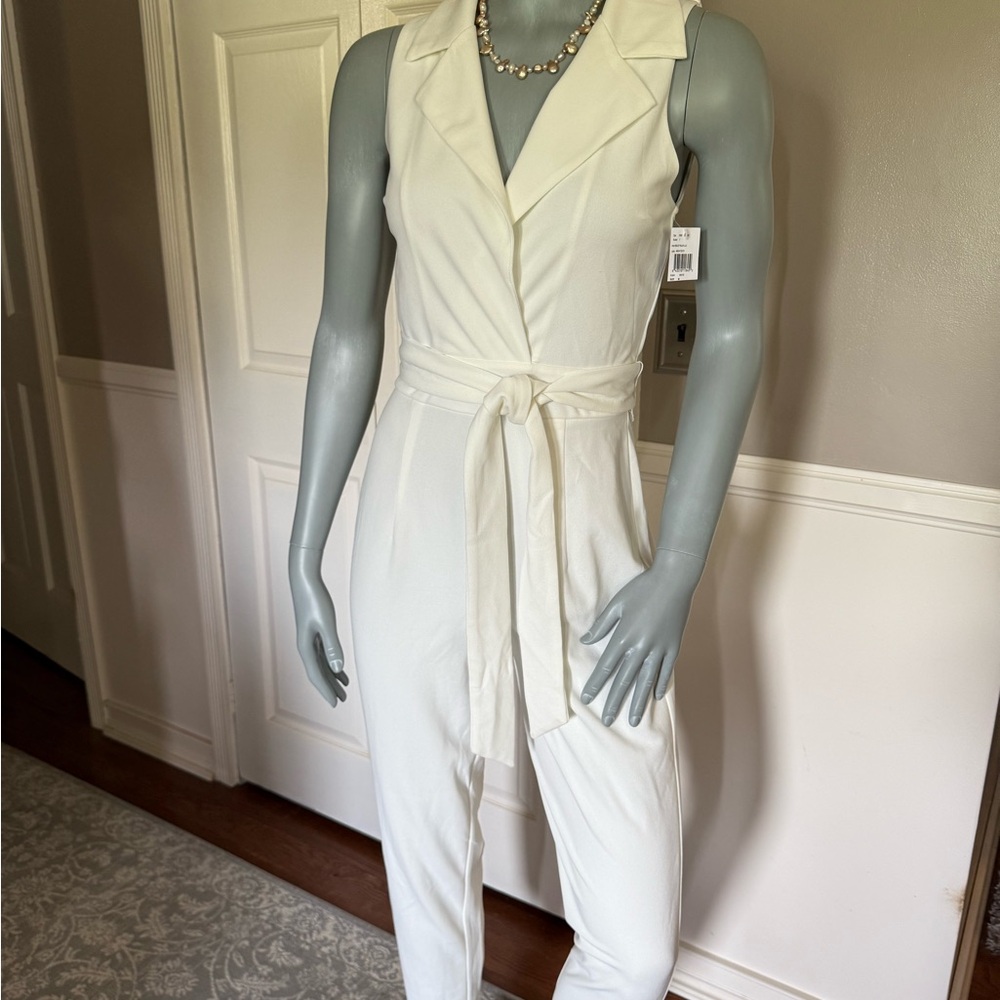 Bailey Blue Cream colored Jumpsuit size M